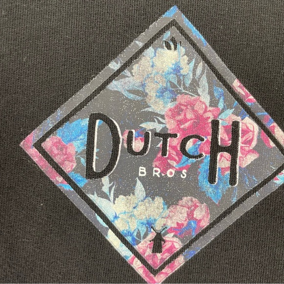Dutch Bros Black Long Sleeve Coffee Shirt - Picture 4 of 4